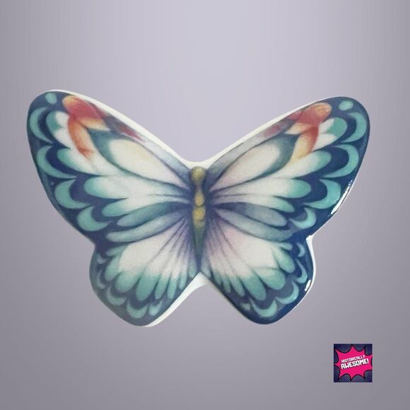 Vintage Porcelain Trinket and Pin Designed by Robert Adler - 1989 Collectible - Picture 1 of 4